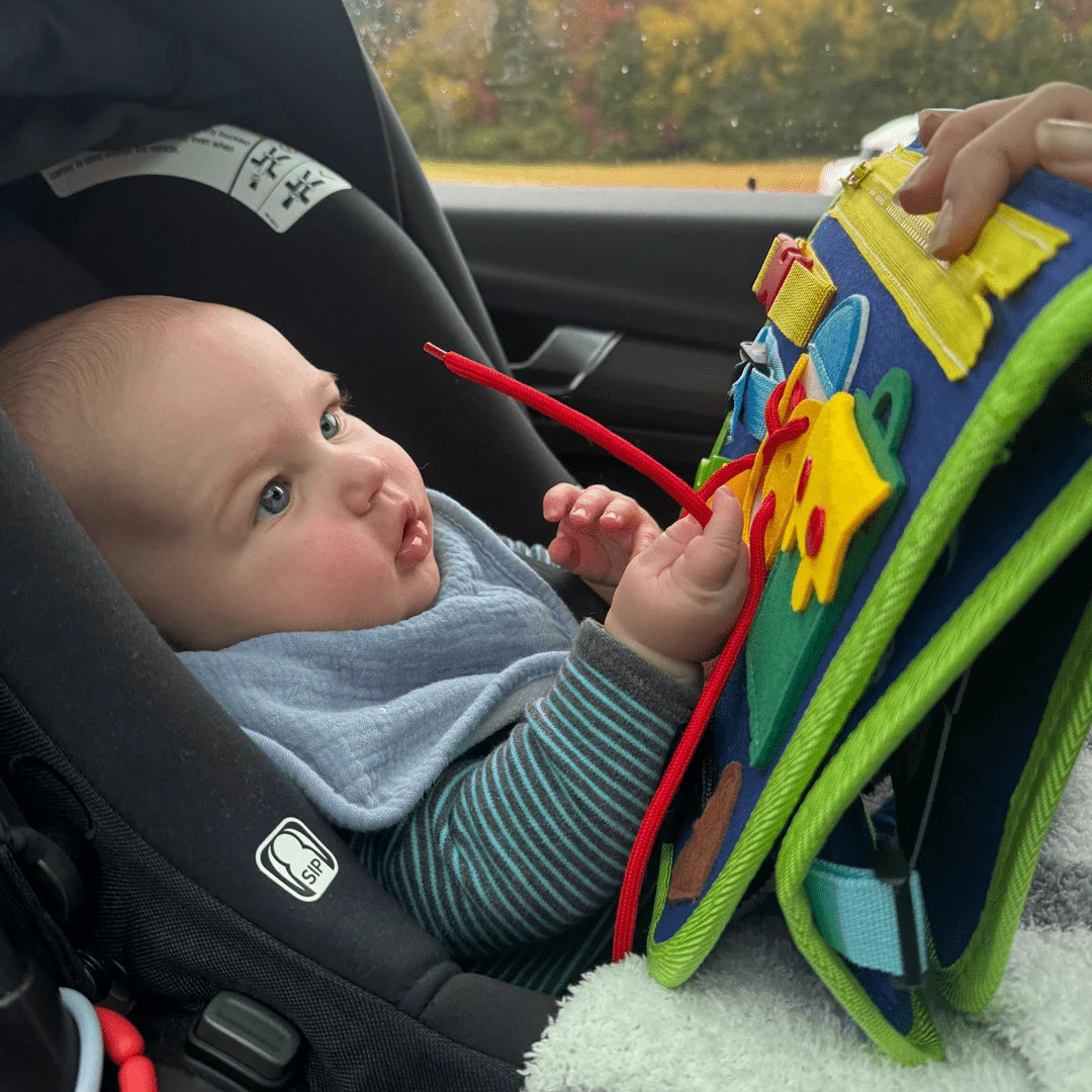 Montessori Screen-Free Travel Busy Book