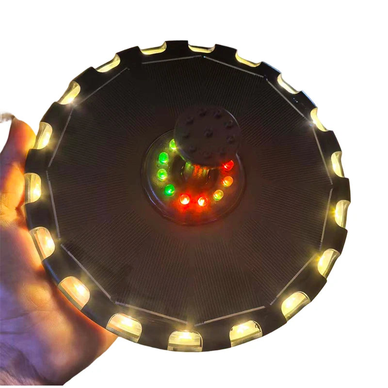 Solar Powered Floating Bath Fountain Bathtub Water Sprayer with Colorful LED Lights 8 Spray Modes Waterproof Cute Shower Toy