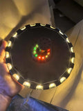 Solar Powered Floating Bath Fountain Bathtub Water Sprayer with Colorful LED Lights 8 Spray Modes Waterproof Cute Shower Toy