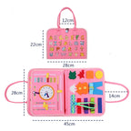 Montessori Screen-Free Travel Busy Book