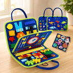 Montessori Screen-Free Travel Busy Book