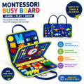 Montessori Screen-Free Travel Busy Book