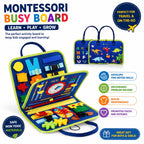 Montessori Screen-Free Travel Busy Book